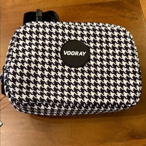 Vooray Black and White Houndstooth Crossbody Bag